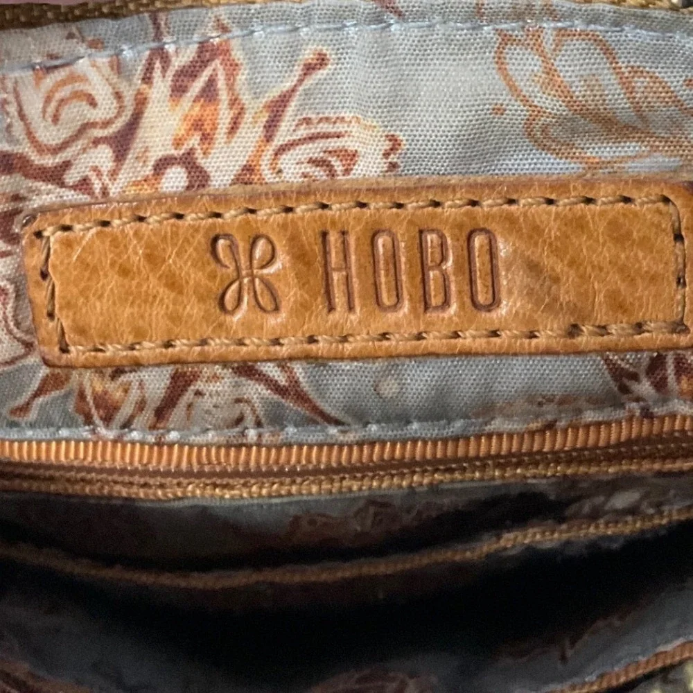 Hobo Mustard Yellow Leather Crossbody Bag with Tassel Detail - Picture 8 of 8